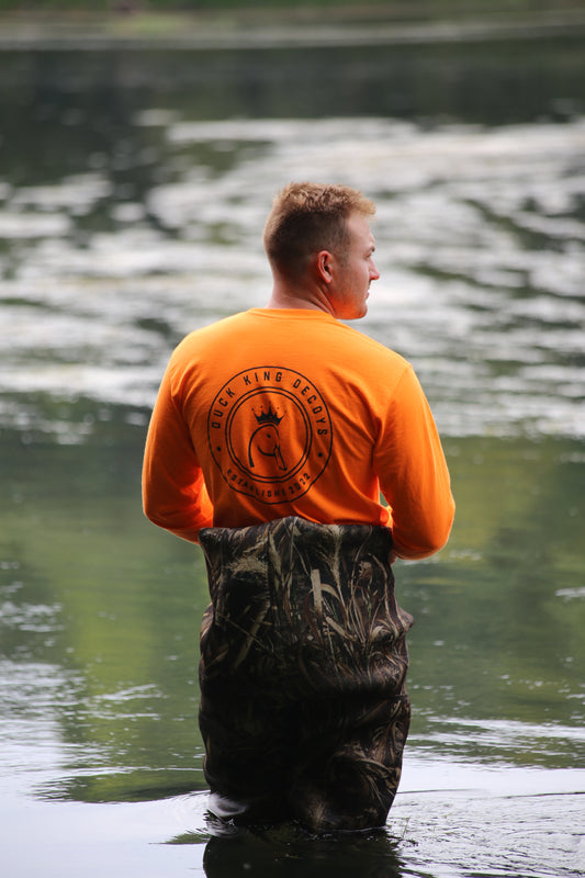 Orange Long Sleeve Shirt